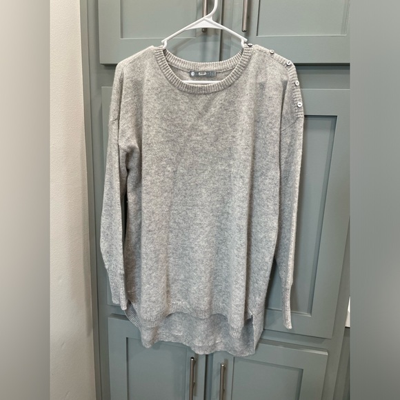 InCashmere Sweaters - InCashmere Light Gray Women's Sweater